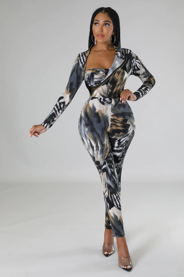 Ity Print Jumpsuit