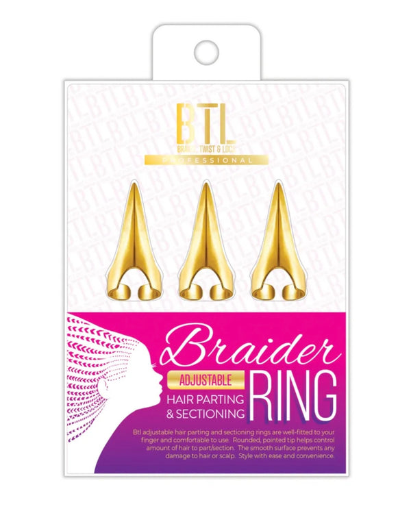 BTL Braider Hair Parting Ring 3pack